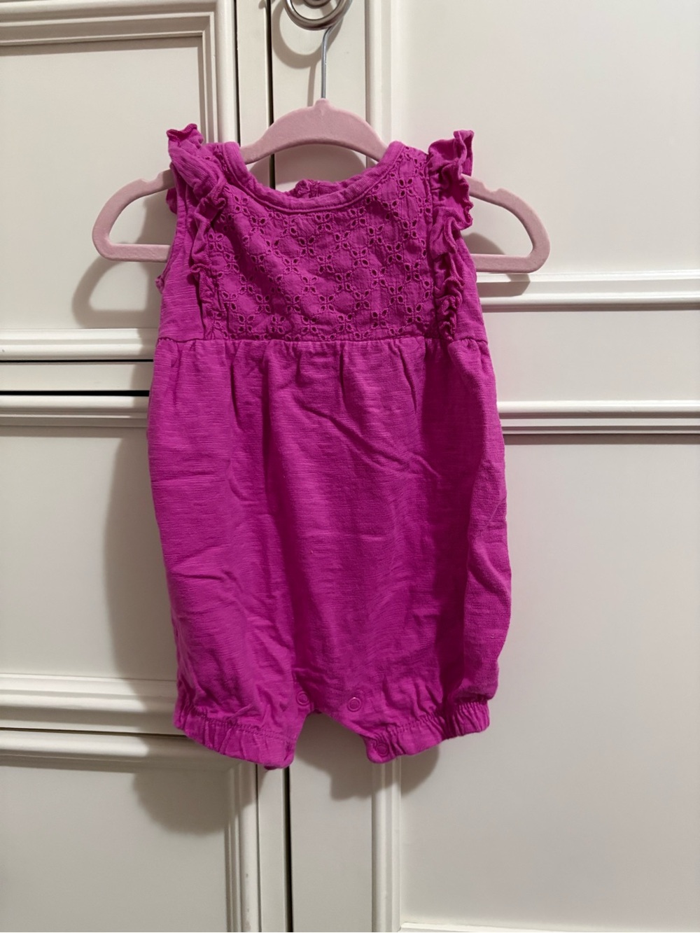 Carter's  Violet Infant Romper - 6 Months